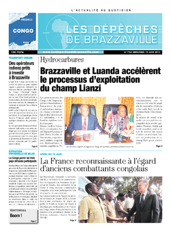 Les Dépêches de Brazzaville : Édition brazzaville du 19 juin 2013