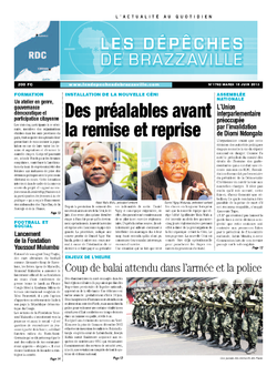 Les Dépêches de Brazzaville : Édition kinshasa du 19 juin 2013