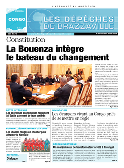 Les Dépêches de Brazzaville : Édition brazzaville du 05 mai 2014