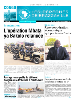 Les Dépêches de Brazzaville : Édition brazzaville du 20 janvier 2015