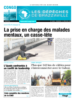 Les Dépêches de Brazzaville : Édition brazzaville du 19 février 2016