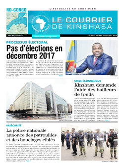 Les Dépêches de Brazzaville : Édition brazzaville du 10 juillet 2017